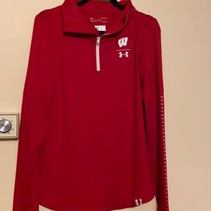 Under Armour Wisconsin Quarter Zip Size M